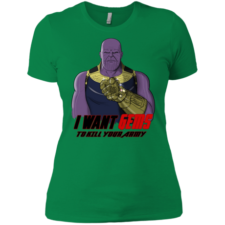 T-Shirts Kelly Green / X-Small Thanos Sam Women's Premium T-Shirt