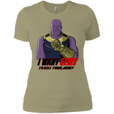 T-Shirts Light Olive / X-Small Thanos Sam Women's Premium T-Shirt