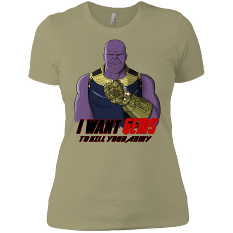 T-Shirts Light Olive / X-Small Thanos Sam Women's Premium T-Shirt