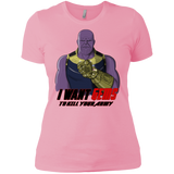 T-Shirts Light Pink / X-Small Thanos Sam Women's Premium T-Shirt