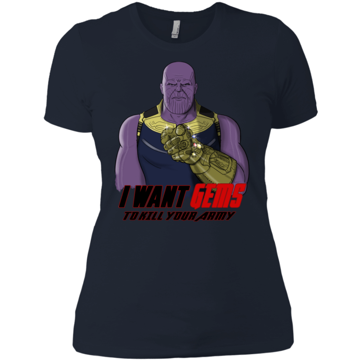 T-Shirts Midnight Navy / X-Small Thanos Sam Women's Premium T-Shirt