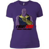 T-Shirts Purple Rush/ / X-Small Thanos Sam Women's Premium T-Shirt