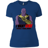 T-Shirts Royal / X-Small Thanos Sam Women's Premium T-Shirt