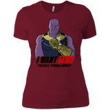 T-Shirts Scarlet / S Thanos Sam Women's Premium T-Shirt