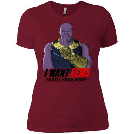T-Shirts Scarlet / S Thanos Sam Women's Premium T-Shirt