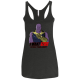 T-Shirts Vintage Black / X-Small Thanos Sam Women's Triblend Racerback Tank