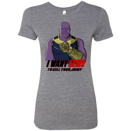 T-Shirts Premium Heather / S Thanos Sam Women's Triblend T-Shirt