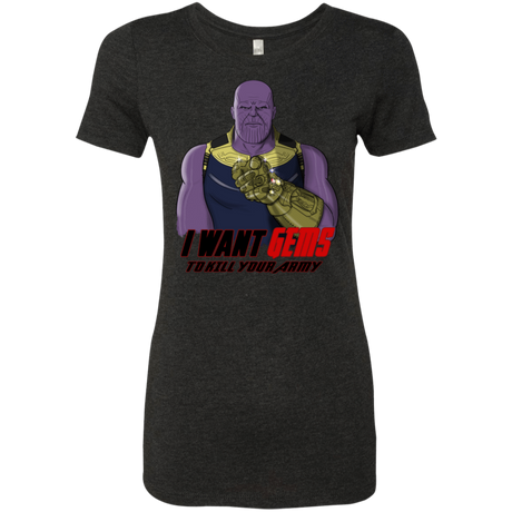 T-Shirts Vintage Black / S Thanos Sam Women's Triblend T-Shirt