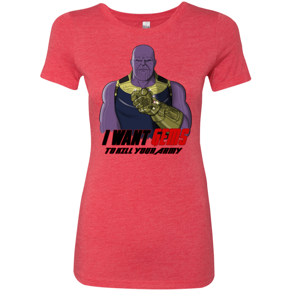 T-Shirts Vintage Red / S Thanos Sam Women's Triblend T-Shirt