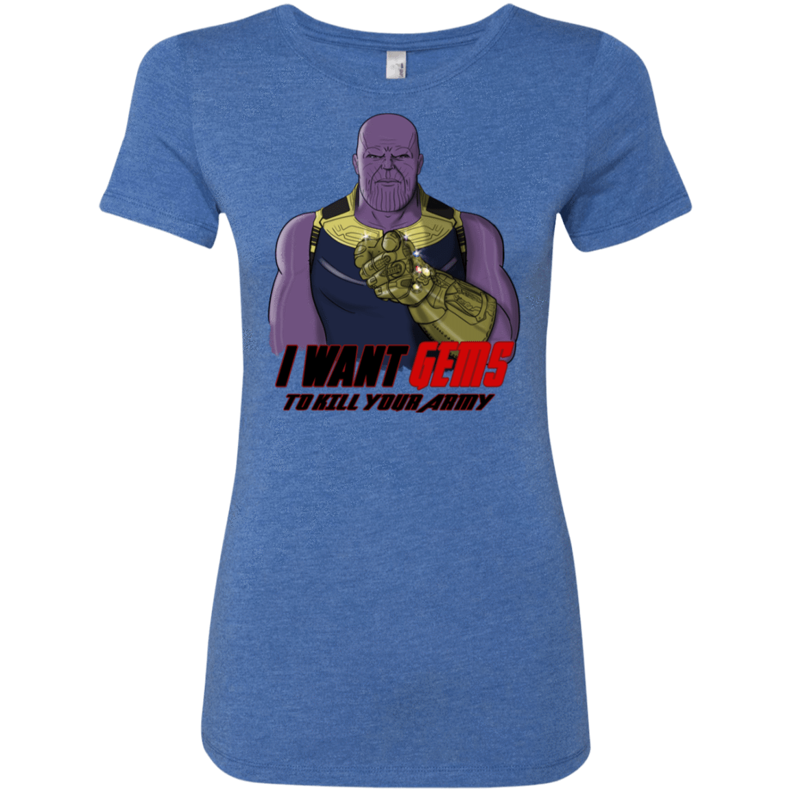 T-Shirts Vintage Royal / S Thanos Sam Women's Triblend T-Shirt