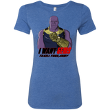T-Shirts Vintage Royal / S Thanos Sam Women's Triblend T-Shirt