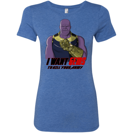 T-Shirts Vintage Royal / S Thanos Sam Women's Triblend T-Shirt
