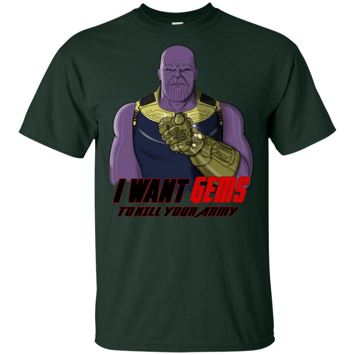 T-Shirts Forest / YXS Thanos Sam Youth T-Shirt