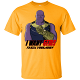 T-Shirts Gold / YXS Thanos Sam Youth T-Shirt