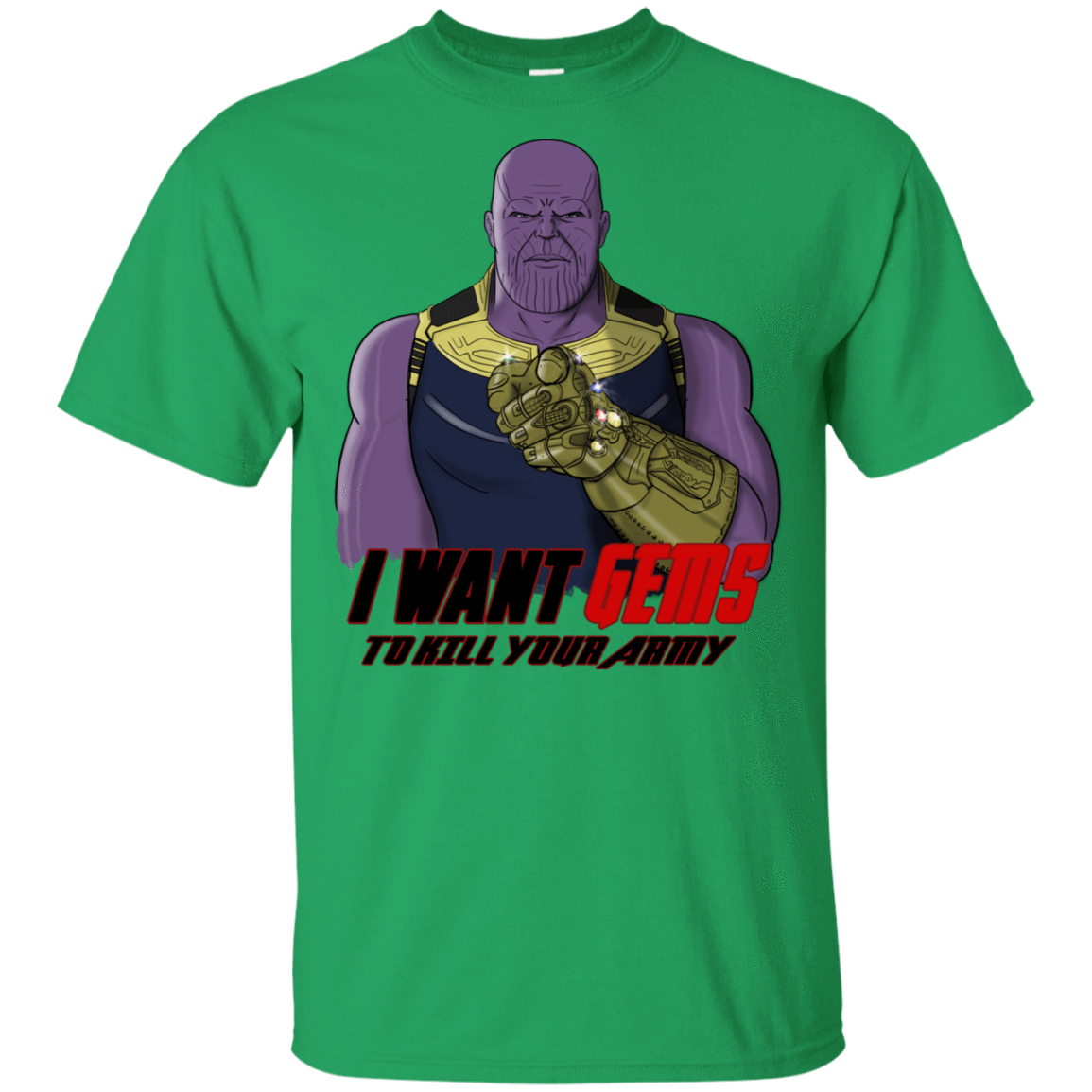 T-Shirts Irish Green / YXS Thanos Sam Youth T-Shirt