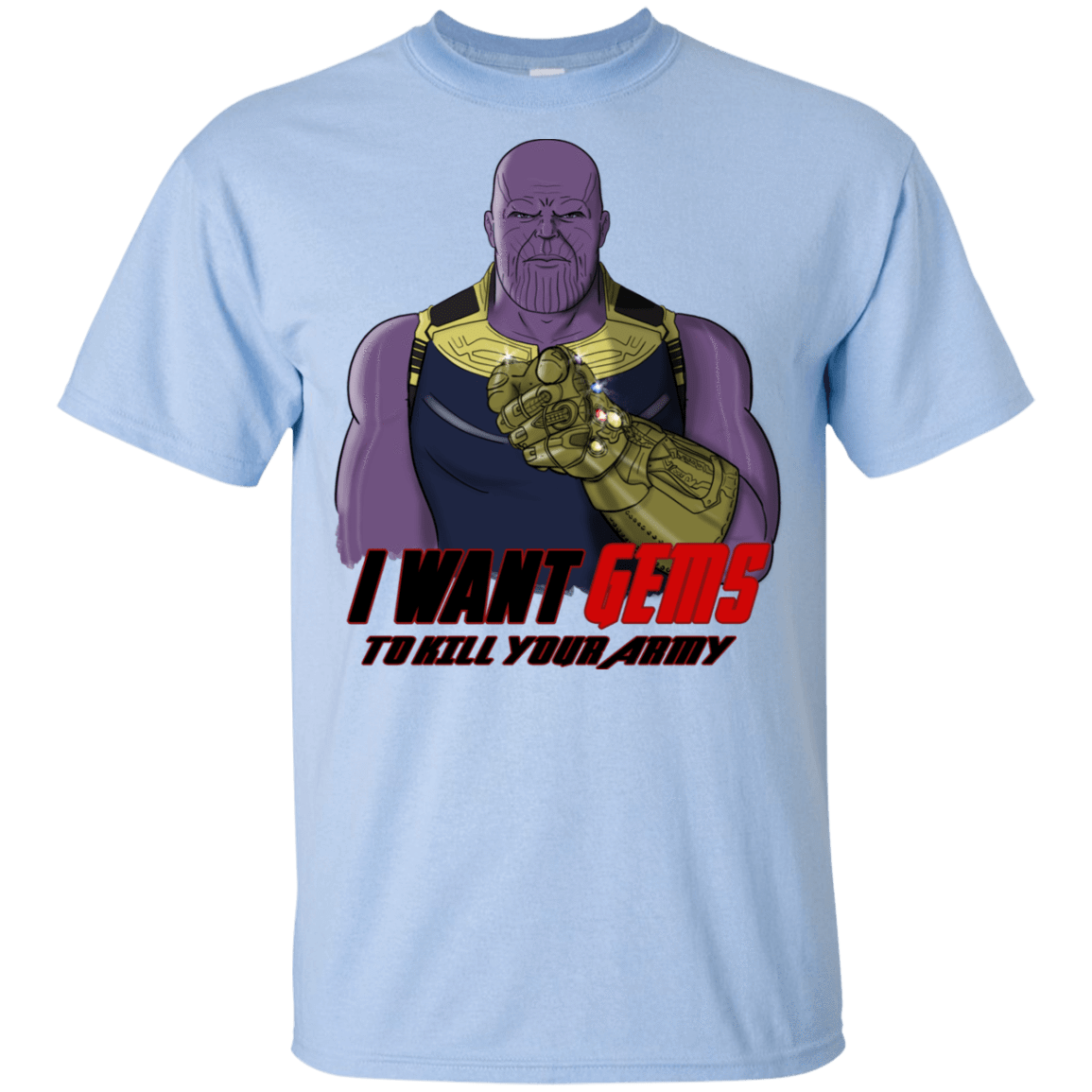 T-Shirts Light Blue / YXS Thanos Sam Youth T-Shirt