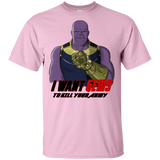T-Shirts Light Pink / YXS Thanos Sam Youth T-Shirt