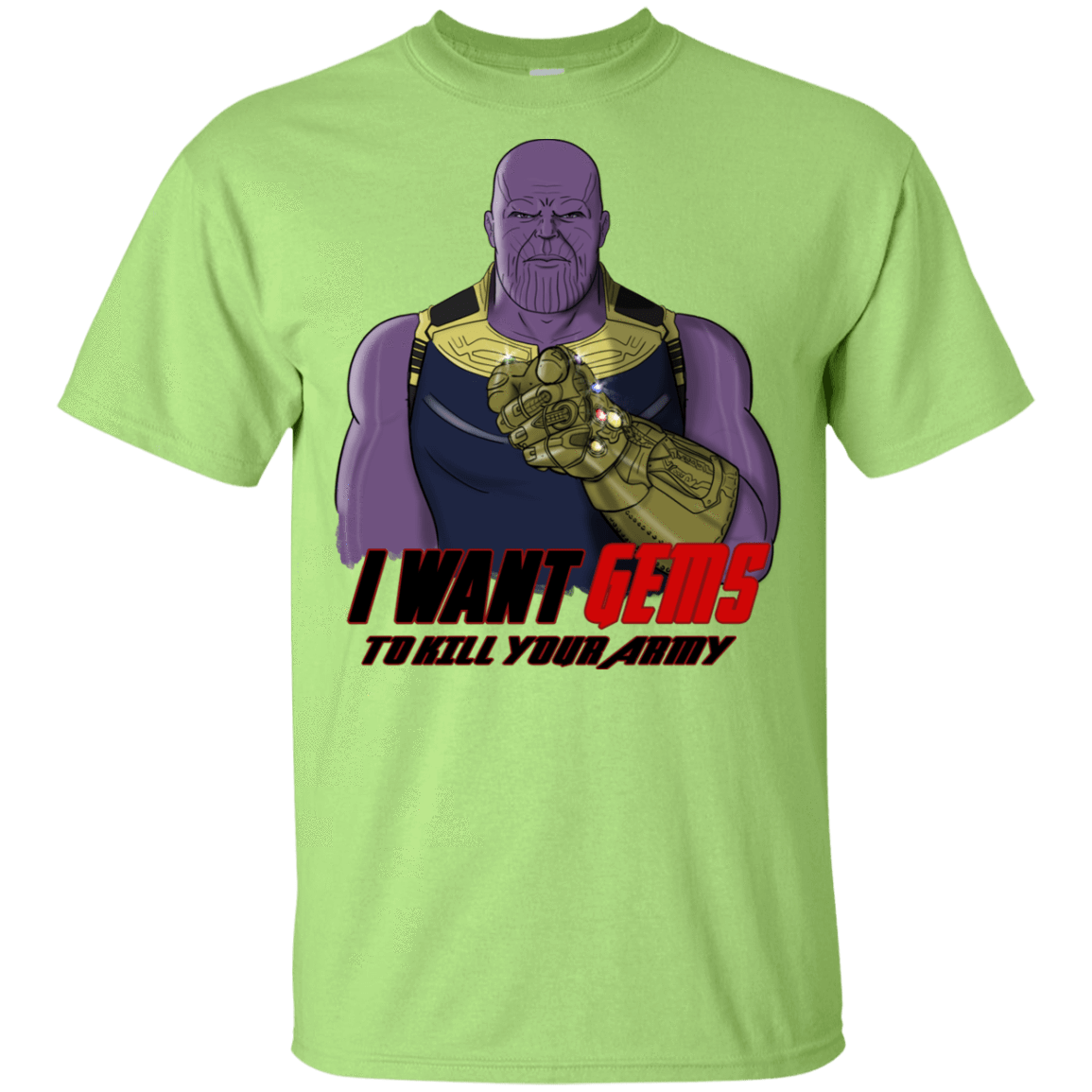 T-Shirts Mint Green / YXS Thanos Sam Youth T-Shirt