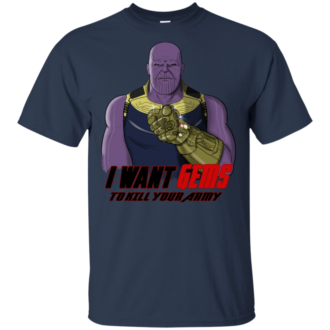 T-Shirts Navy / YXS Thanos Sam Youth T-Shirt