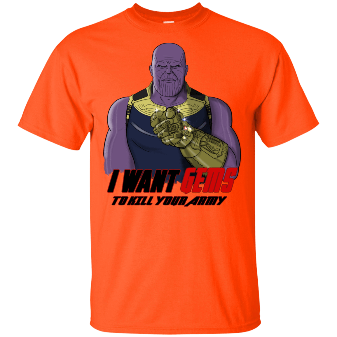 T-Shirts Orange / YXS Thanos Sam Youth T-Shirt