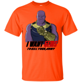 T-Shirts Orange / YXS Thanos Sam Youth T-Shirt