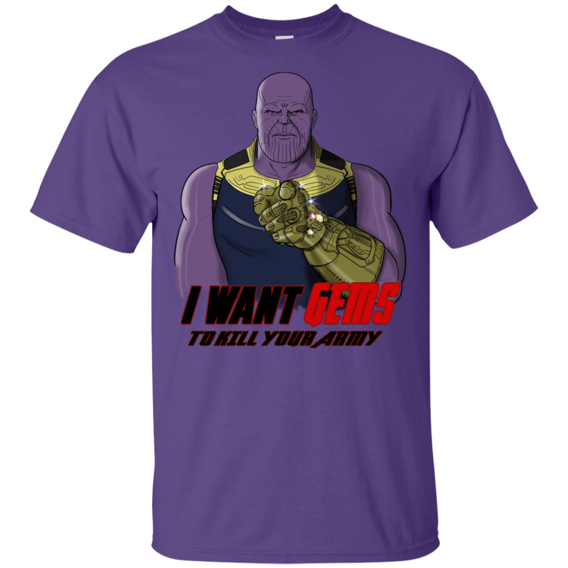 T-Shirts Purple / YXS Thanos Sam Youth T-Shirt