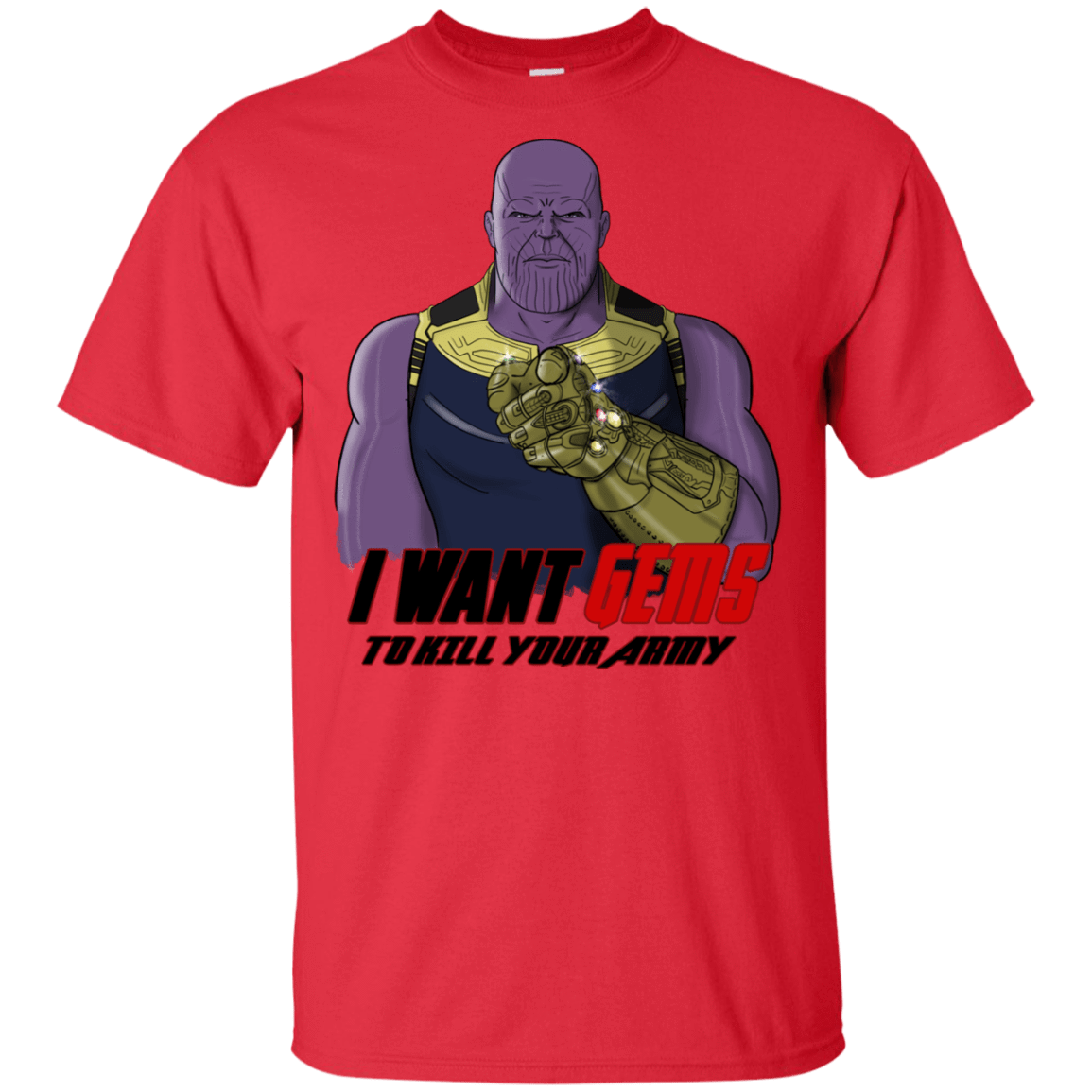T-Shirts Red / YXS Thanos Sam Youth T-Shirt