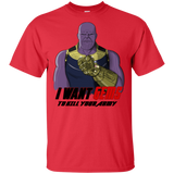 T-Shirts Red / YXS Thanos Sam Youth T-Shirt
