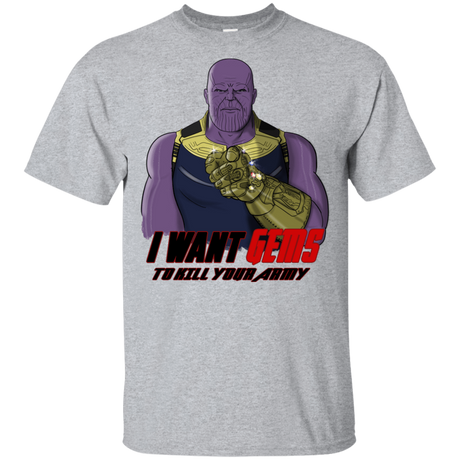 T-Shirts Sport Grey / YXS Thanos Sam Youth T-Shirt