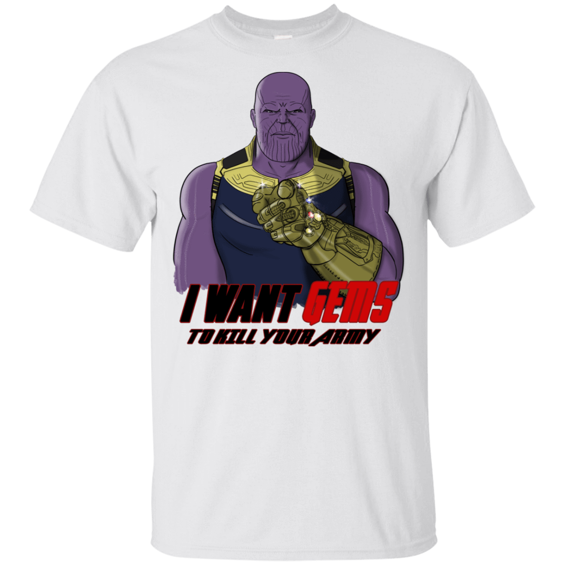 T-Shirts White / YXS Thanos Sam Youth T-Shirt