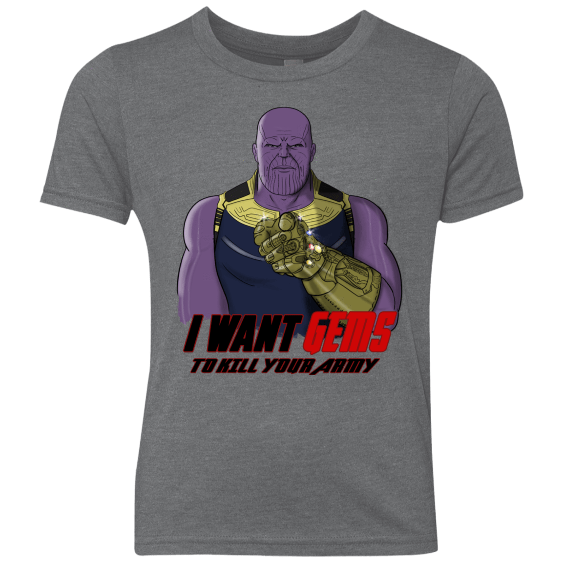 T-Shirts Premium Heather / YXS Thanos Sam Youth Triblend T-Shirt