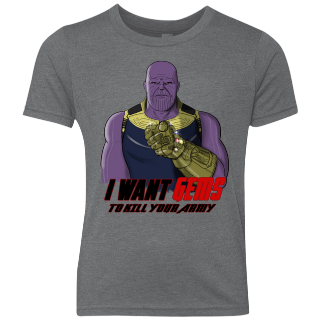 T-Shirts Premium Heather / YXS Thanos Sam Youth Triblend T-Shirt