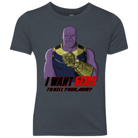 T-Shirts Vintage Navy / YXS Thanos Sam Youth Triblend T-Shirt
