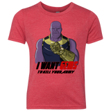 T-Shirts Vintage Red / YXS Thanos Sam Youth Triblend T-Shirt