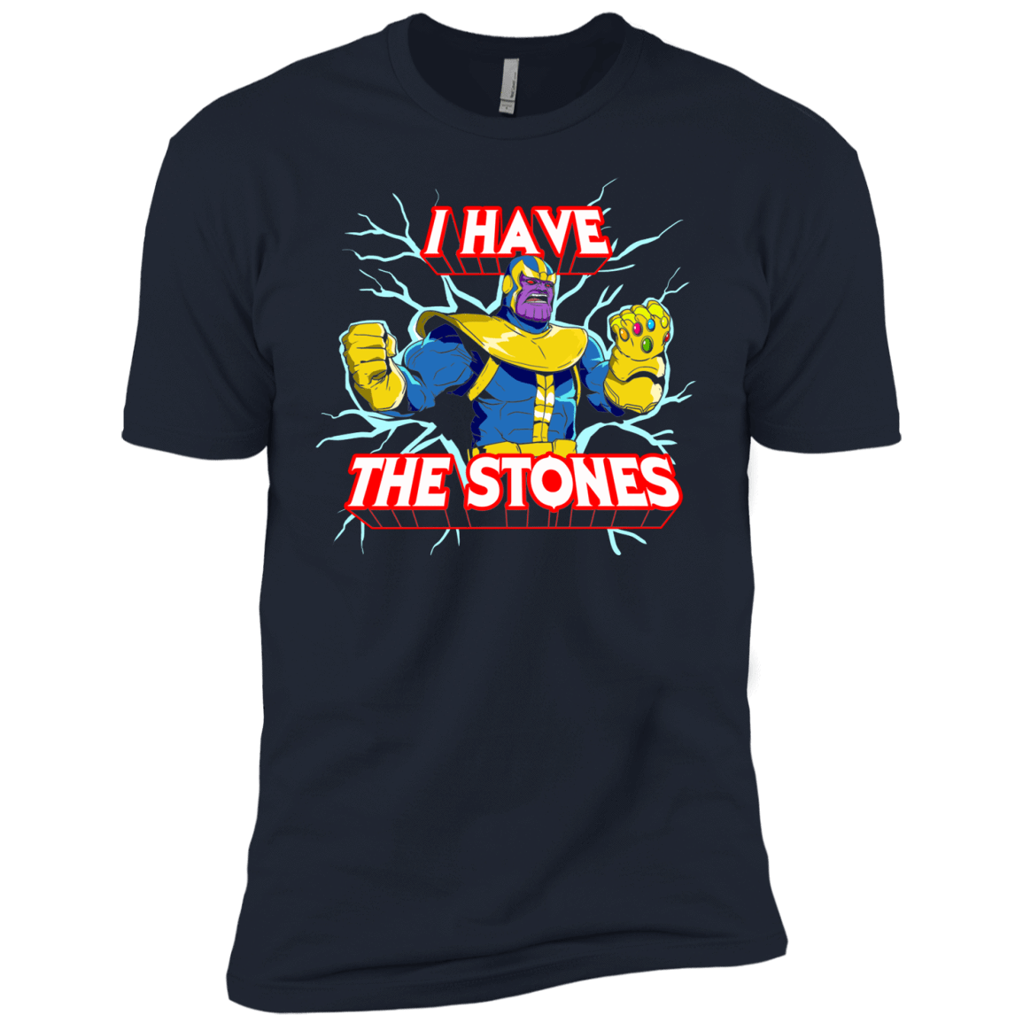 T-Shirts Midnight Navy / YXS Thanos stones Boys Premium T-Shirt