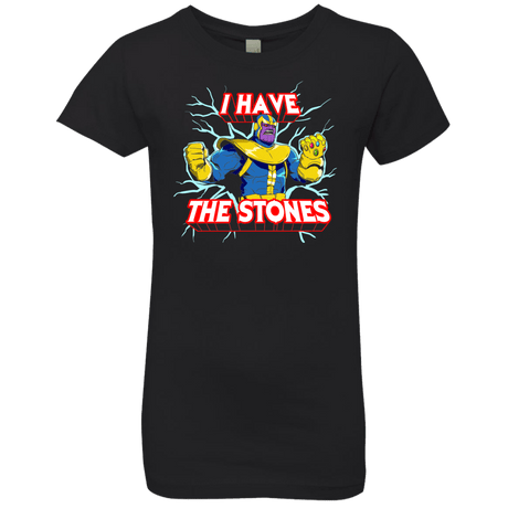 T-Shirts Black / YXS Thanos stones Girls Premium T-Shirt