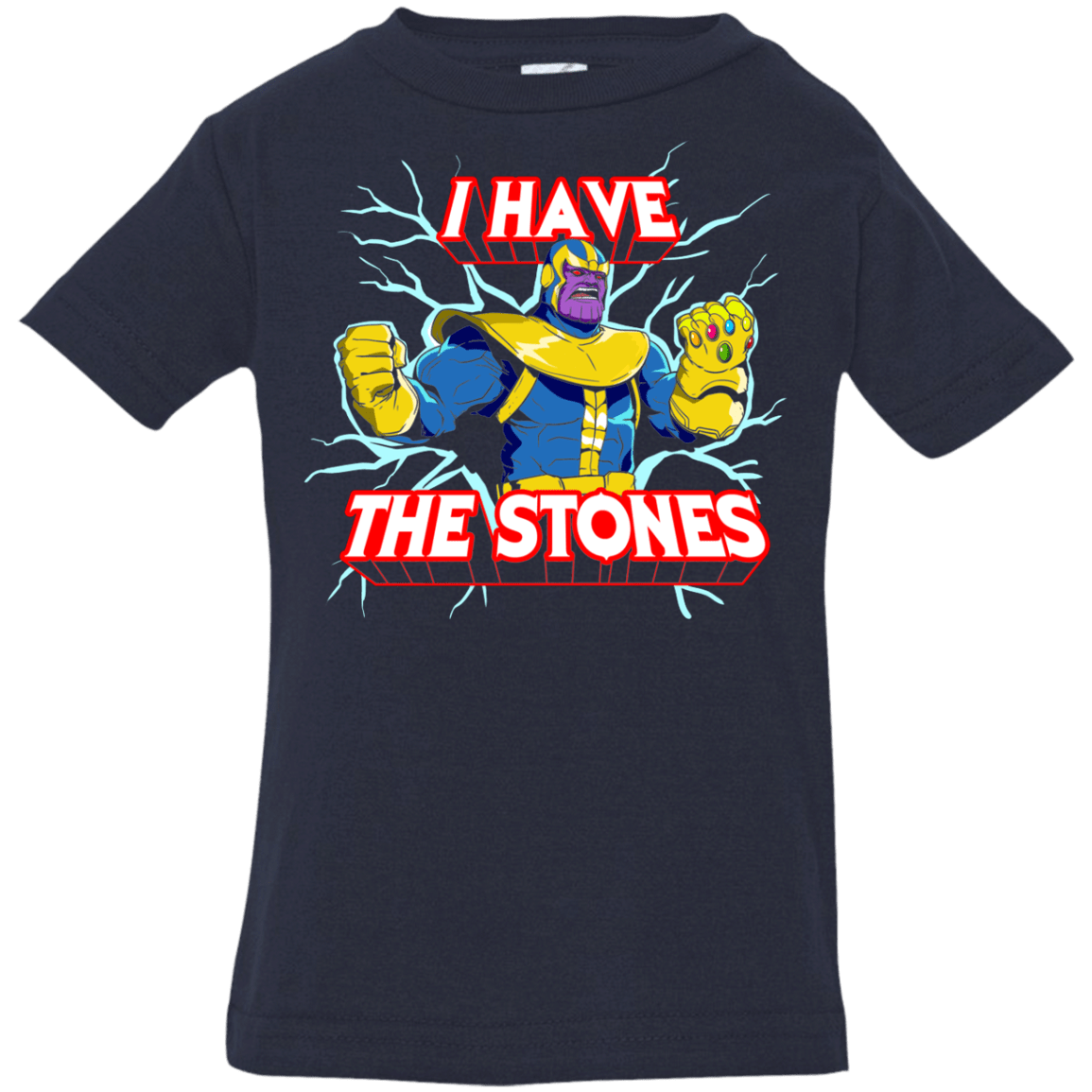 T-Shirts Navy / 6 Months Thanos stones Infant Premium T-Shirt