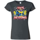 T-Shirts Charcoal / S Thanos stones Junior Slimmer-Fit T-Shirt
