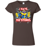 T-Shirts Dark Chocolate / S Thanos stones Junior Slimmer-Fit T-Shirt