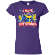 T-Shirts Purple / S Thanos stones Junior Slimmer-Fit T-Shirt