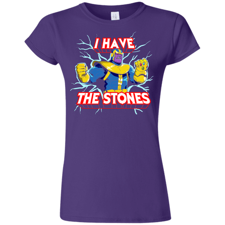 T-Shirts Purple / S Thanos stones Junior Slimmer-Fit T-Shirt