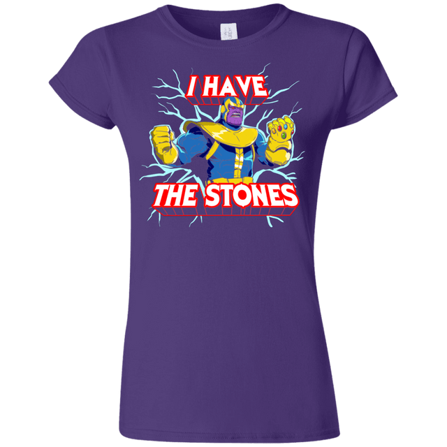 T-Shirts Purple / S Thanos stones Junior Slimmer-Fit T-Shirt