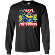 T-Shirts Black / S Thanos stones Men's Long Sleeve T-Shirt