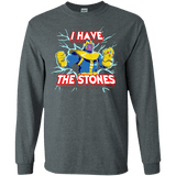 T-Shirts Dark Heather / S Thanos stones Men's Long Sleeve T-Shirt