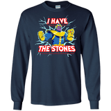 T-Shirts Navy / S Thanos stones Men's Long Sleeve T-Shirt