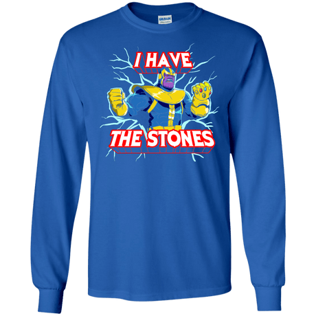 T-Shirts Royal / S Thanos stones Men's Long Sleeve T-Shirt