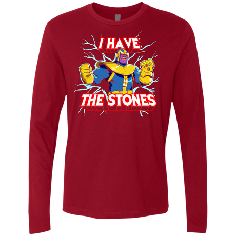 T-Shirts Cardinal / S Thanos stones Men's Premium Long Sleeve