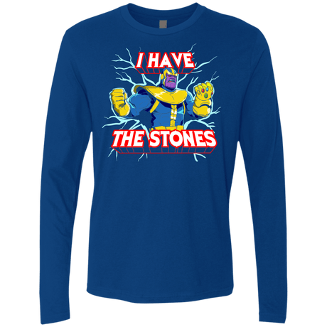 T-Shirts Royal / S Thanos stones Men's Premium Long Sleeve