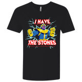 T-Shirts Black / X-Small Thanos stones Men's Premium V-Neck