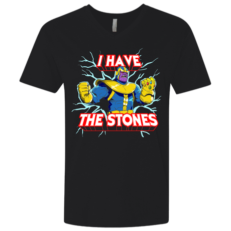 T-Shirts Black / X-Small Thanos stones Men's Premium V-Neck